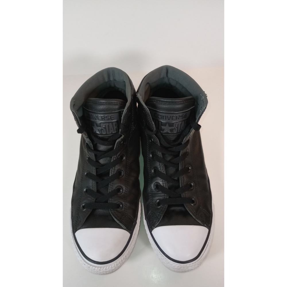 Converse Chuck Taylor All Star Leather High Top Black Mens 8 150819C
